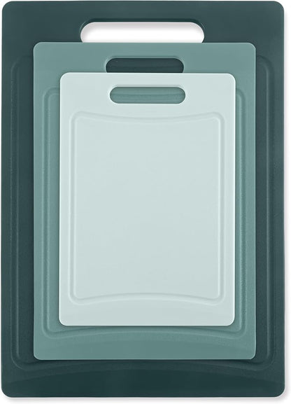 COOK WITH COLOR Non-Slip Cutting Board Set – Kitchen Essentials with Easy Grip - Image 7