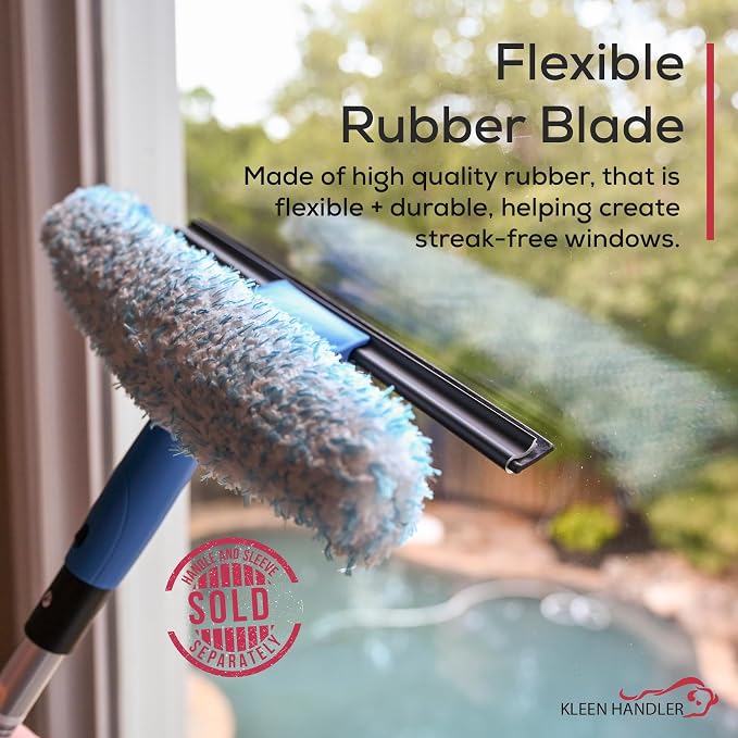 Kleen Handler Bulk Pack of 100 Professional 14” Window Washing Squeegee Blades - Image 2