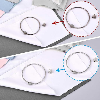 SEVENWELL Silver Polishing Cloth, Jewelry Cleaner Cloth - Image 4