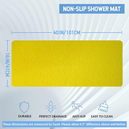 Non-Slip Bathtub Mat, Anti Slip Shower Mat, Fast Drying Bathtub Mats, Foot - Image 2