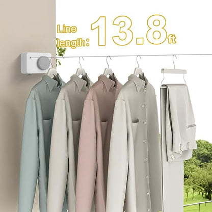 Retractable Clothesline Indoor/Outdoor, Anti-Sag - Image 8