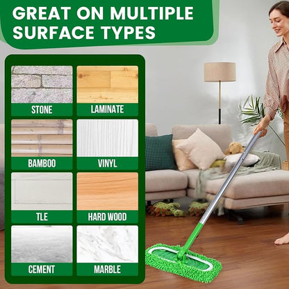 6Pcs Reusable Microfiber Mop Pads Compatible - Image 6