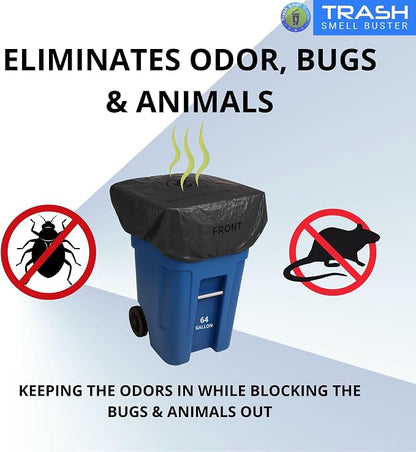 Outdoor Trash Can Cover Odor Eliminating Bag - Image 3
