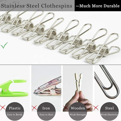 Wire Clothespins Laundry Chip Clips - Image 3
