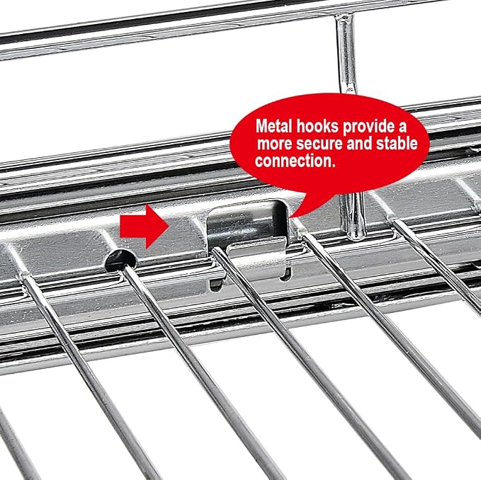 OCG 2 Tier Pull Out Cabinet Organizer, Pull Out Drawers - Image 2