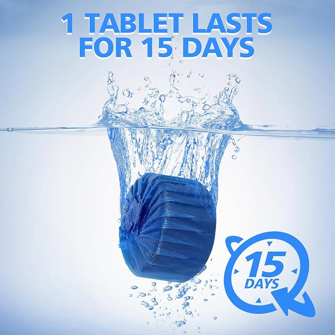 USKICH 20 Pack Toilet Bowl Cleaner Tablets, Long-Lasting Household Toilet - Image 6