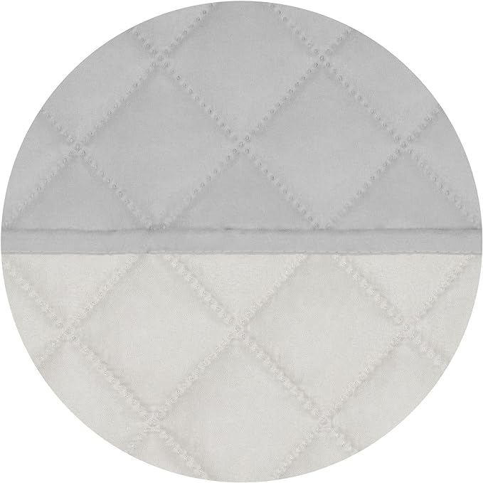 PureFit Reversible Quilted Sofa Cover, Water Resistant Slipcover Furniture Protector, Washable Couch Cover with Non Slip and Elastic Straps for Kids, Pets (Oversized Sofa, Light Gray/Ivory)