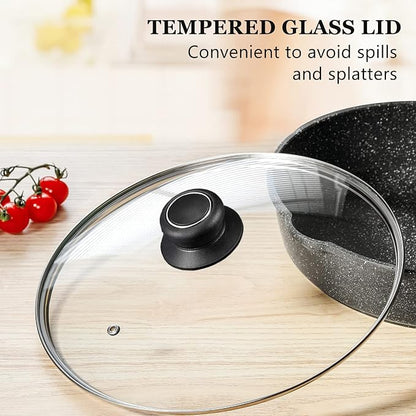 8 Inch Glass Lid for Frying Pan Lid, Fry Pan Lid, Skillet Lid, Pan Lid - Image 7