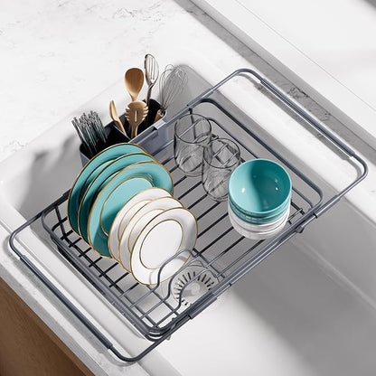 Stainless Steel Dish Drying Rack by Sakugi