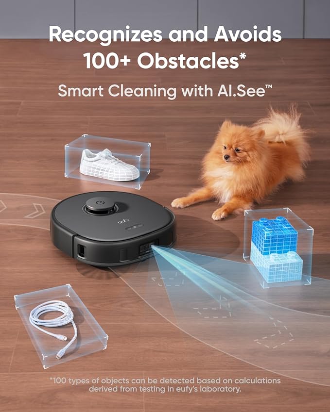 eufy X10 Pro Omni Robot Vacuum and Mop Combo, 000 Pa Suction, Dual Mops - Image 4