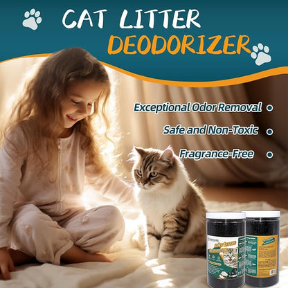 Cat Litter Deodorizer 2.4Lb Activated Carbon Litter Box Odor Eliminator - Image 2