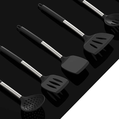 oannao Large Silicone Cooking Utensils Set - Image 6