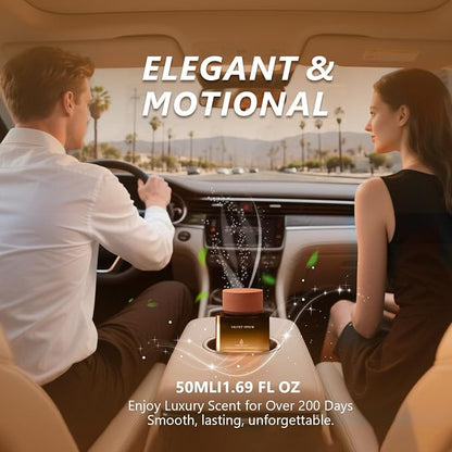 Car Air Freshener Cup 50ml Car Air Fresheners Diffuser Citrus Musk - Image 5