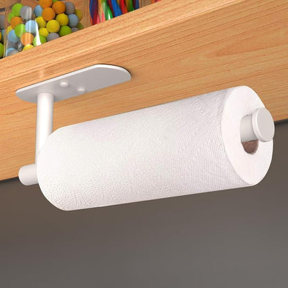 VAEHOLD Adhesive Paper Towel Holder Under Cabinet Wall Mount - Image 2