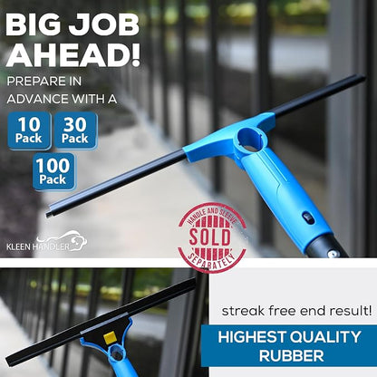 Kleen Handler Pack of 30 Professional 14” Window Washing Squeegee Blades - Image 6
