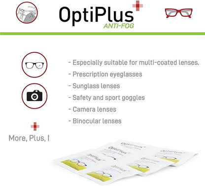 OptiPlus Anti Fog Pre-Moistened Cleaning Wipes - Image 5