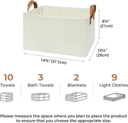 GRANNY SAYS Closet Storage Baskets, Collapsible Fabric Storage Bins - Image 6