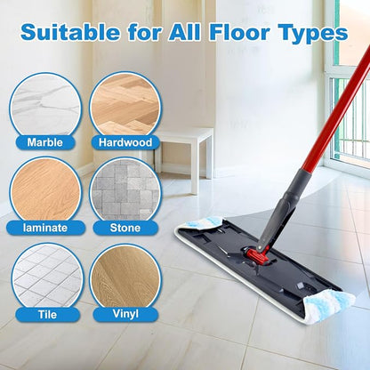 3PCS Replacement Mop Pads for O-Cedar H2prO Flat Mop System, Microfiber Mop Pad - Image 6