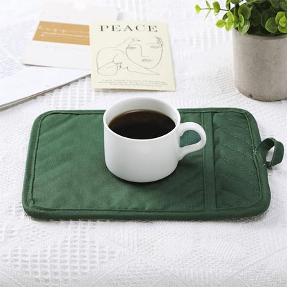 Anyi Pot Holders and Oven Mitts 7" X 9" Heat Resistant Cotton Pocket Pot Holder - Image 4