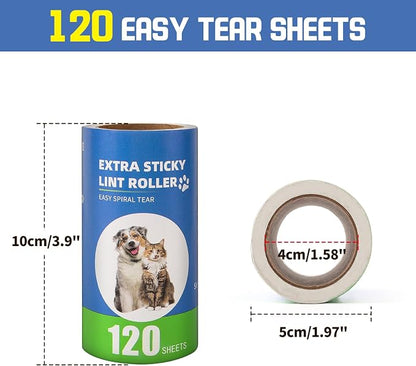 Extra Sticky Lint Roller Refills 2 Pack fit 3.8"-4" Standard Size Lint Roller - Image 2