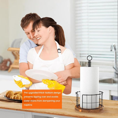 Homode Paper Towel Holder Stand, Countertop Paper Towel Holder - Image 5