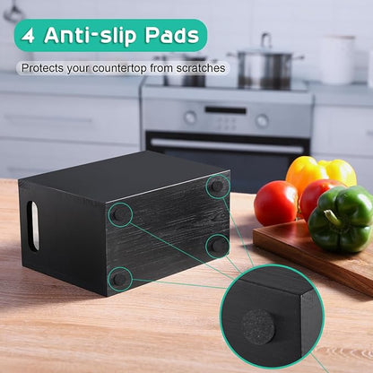 ALELION Black Utensil Holder for Kitchen Counter - Image 6