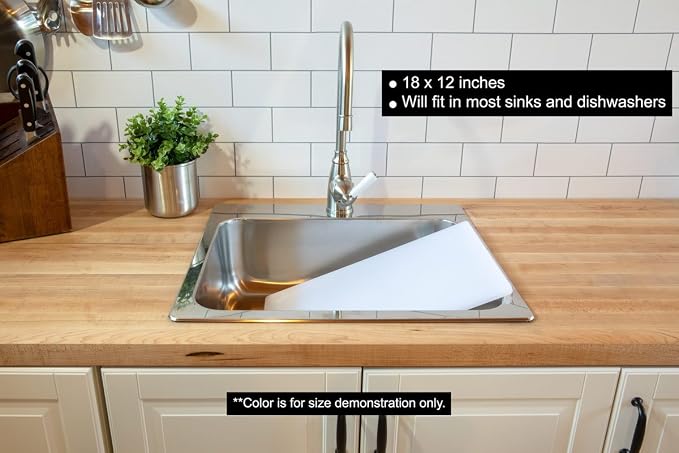 Thirteen Chefs Large 18 x 12 Blue Cutting Board - Image 5