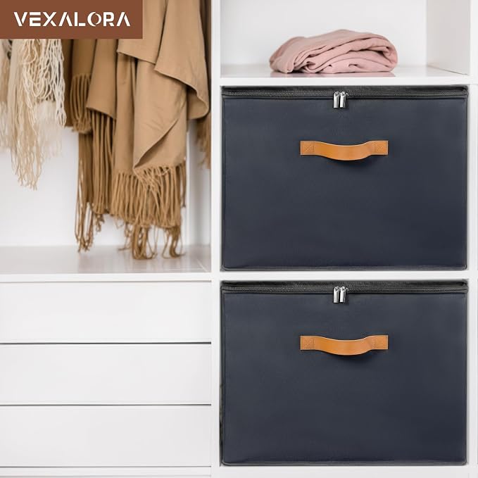 Shoe Organizer for Closet, 3 Pack Shoe Storage Bins - Image 2