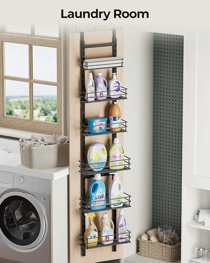 6-Tier Over the Door Pantry Organizer, Cabinet Door Organizer, Kitchen Pantry - Image 7