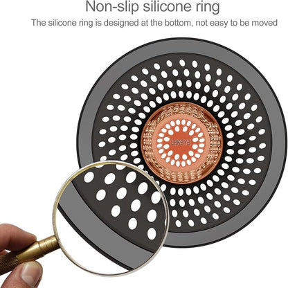 LEKEYE Shower Drain Hair Catcher/Bathroom Drain Cover/Bathtub Drain - Image 4