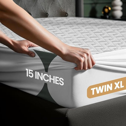 Utopia Bedding Waterproof Mattress Protector Twin XL Size, Premium 3D Air Soft - Image 3