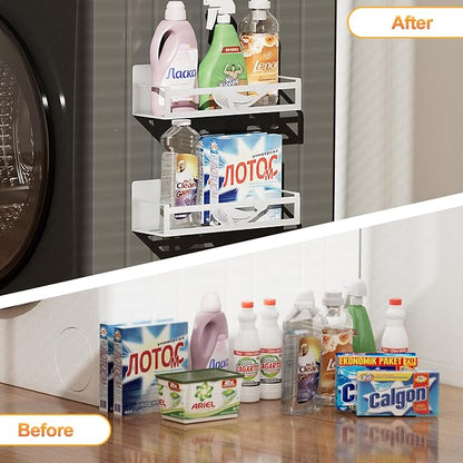 Magnetic Spice Rack for Refrigerator, Space Saving Magnetic Shelf for Fridge - Image 8