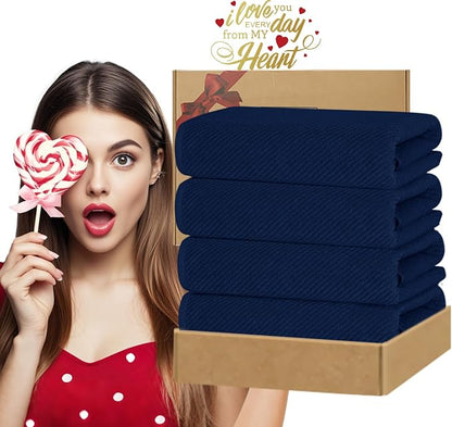 VOOVA & MOVAS Bath Towels, Large 30" x 56" - Image 6