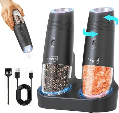 Gravity Electric Salt and Pepper Grinder Set - Image 9