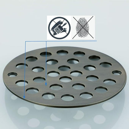 4-Inch Screw-in Shower Strainer Drain Cover Replacement Floor Strainer - Image 3