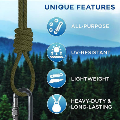 TECEUM Cotton Rope 3/16” – 100 FT – Strong All-Purpose Braided Rope – Natural - Image 4