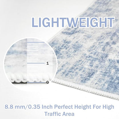 IOHOUZE Abstract Runner Rug 2x6 Ft Washable Runners - Image 5
