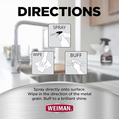 Weiman Stainless Steel Cleaner and Polish - Image 4