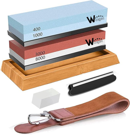 Wucgea Knife Sharpening Stone Kit by ToolsHomeImprovement