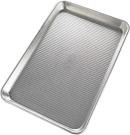 USA Pan Jelly Roll Pan, Heavy Duty Aluminized Steel, 14.1875 x 9.25, by USAPan
