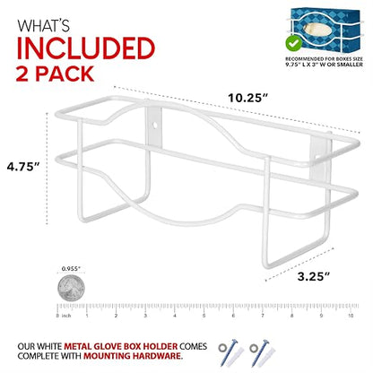Stock Your Home Tissue Box Shelf, Glove Box Holder Wall Mount, - Image 3