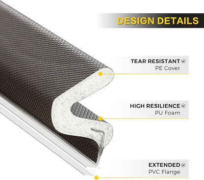 Weather Stripping Door Seal Strip Soundproof Q Foam Weather Stripping - Image 9