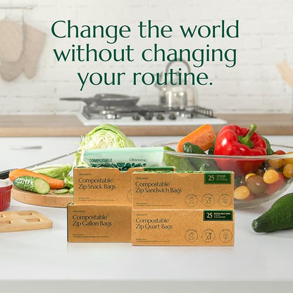 CLEANOMIC Compostable* Food Storage Bag Bundle - Image 7