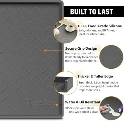 TigeJoy 34" x 22" Under Sink Mats - Image 3