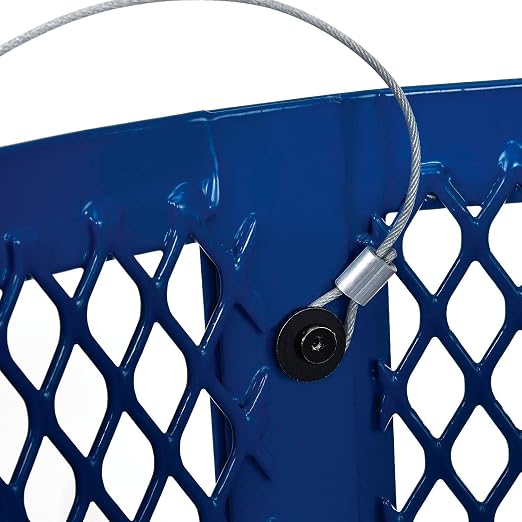 Global Industrial 36 Gallon Outdoor Steel Trash Can - Image 7