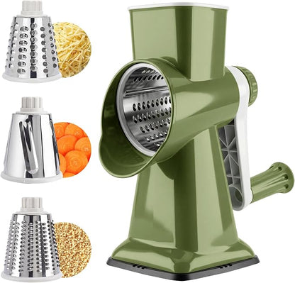 Rotary Cheese Grater, Cheese Shredder Hand Crank, Manual Cheese Grater by Unknown