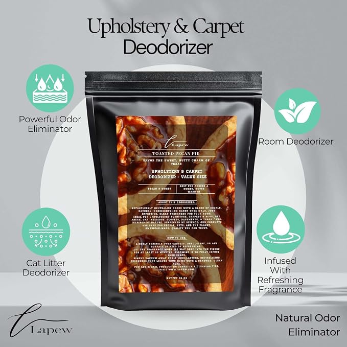 Toasted Pecan Pie Carpet Freshener Powder Refill 36 oz | Powerful Odor - Image 3