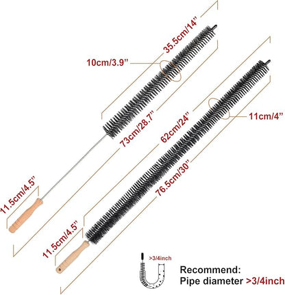 Dryer Cleaner Vent Brush - 70cm or 75cm Long Flexible Dryer Vent Cleaner & - Image 3