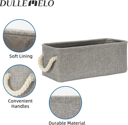 DULLEMELO Toilet Paper Storage Basket, Toilet Tank Basket - Image 5