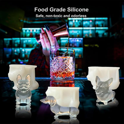 3D Corgi Dog Ice Cube Tray Molds Silicone - Image 5
